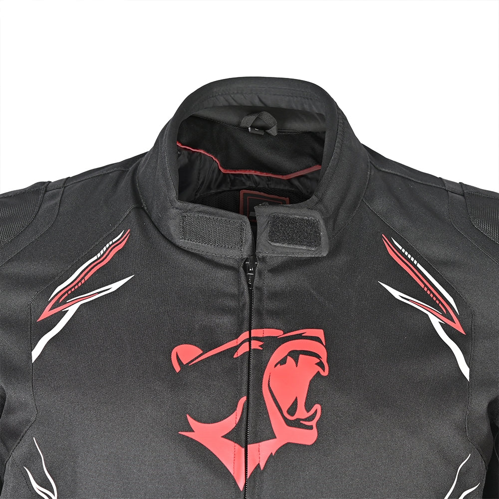 BELA - Chaqueta Textil Panther Negro/Blanco/Rojo - SECURTEX MOTOR S.L (t/a MaximoMoto)