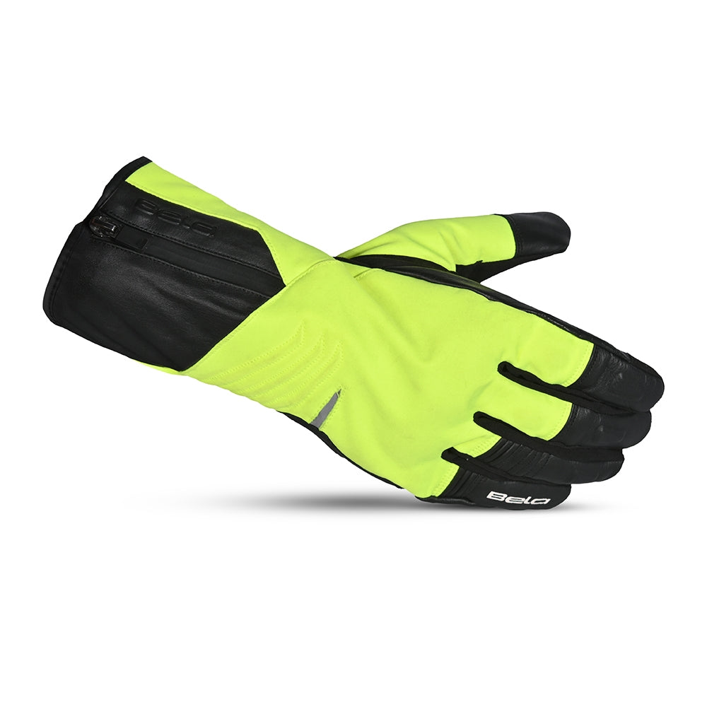 BELA - Guantes Textil Explorer Winter WP Negro/Amarillo Fluor - SECURTEX MOTOR S.L (t/a MaximoMoto)