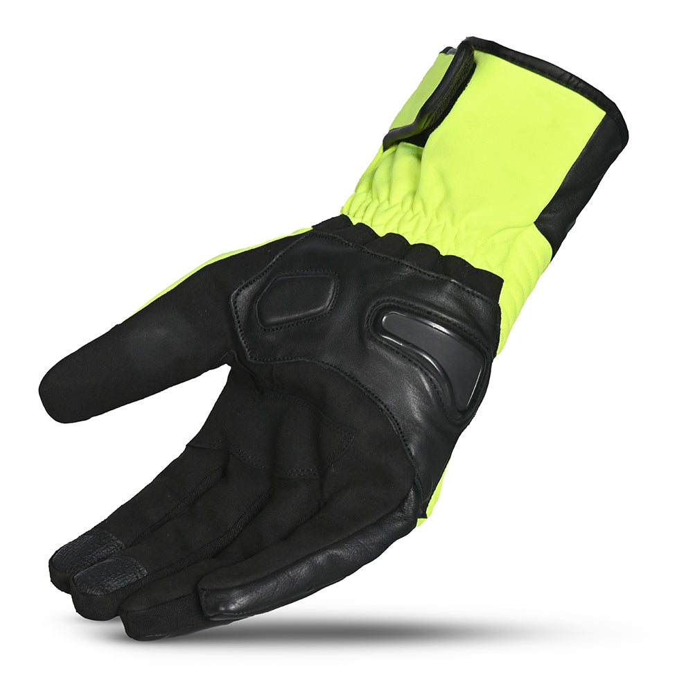 BELA - Guantes Textil Explorer Winter WP Negro/Amarillo Fluor - SECURTEX MOTOR S.L (t/a MaximoMoto)