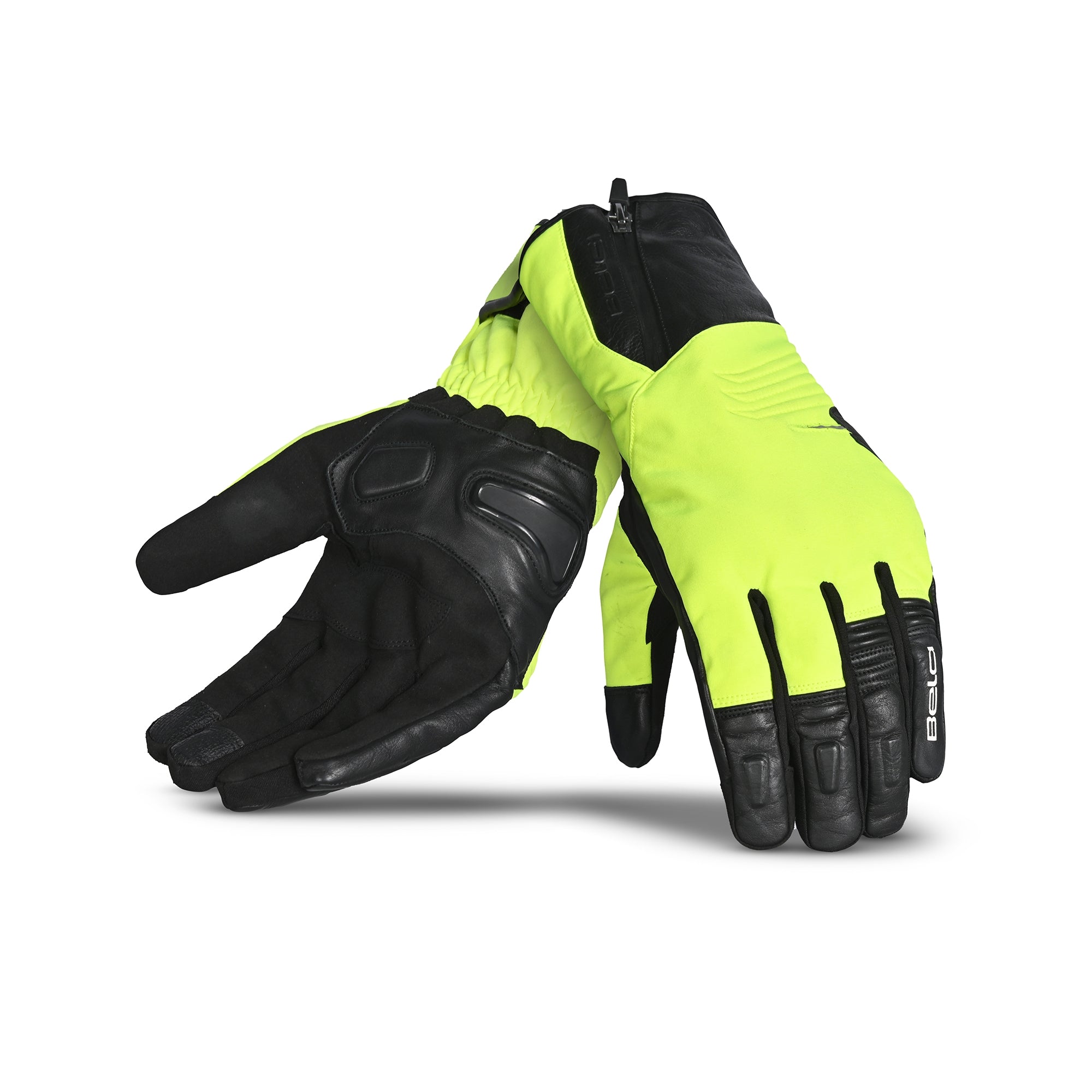 BELA - Guantes Textil Explorer Winter WP Negro/Amarillo Fluor - SECURTEX MOTOR S.L (t/a MaximoMoto)