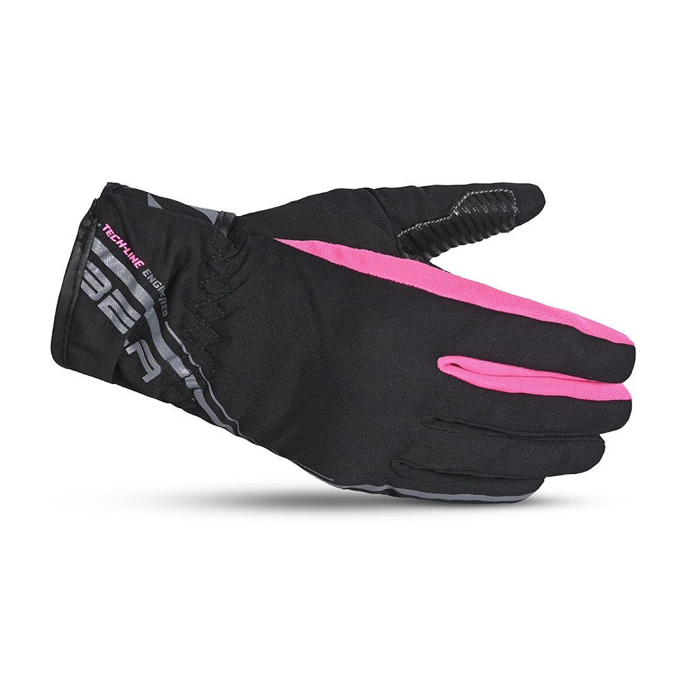 BELA - Guante Piel Rebel Lady Negro/Rosa - SECURTEX MOTOR S.L (t/a MaximoMoto)
