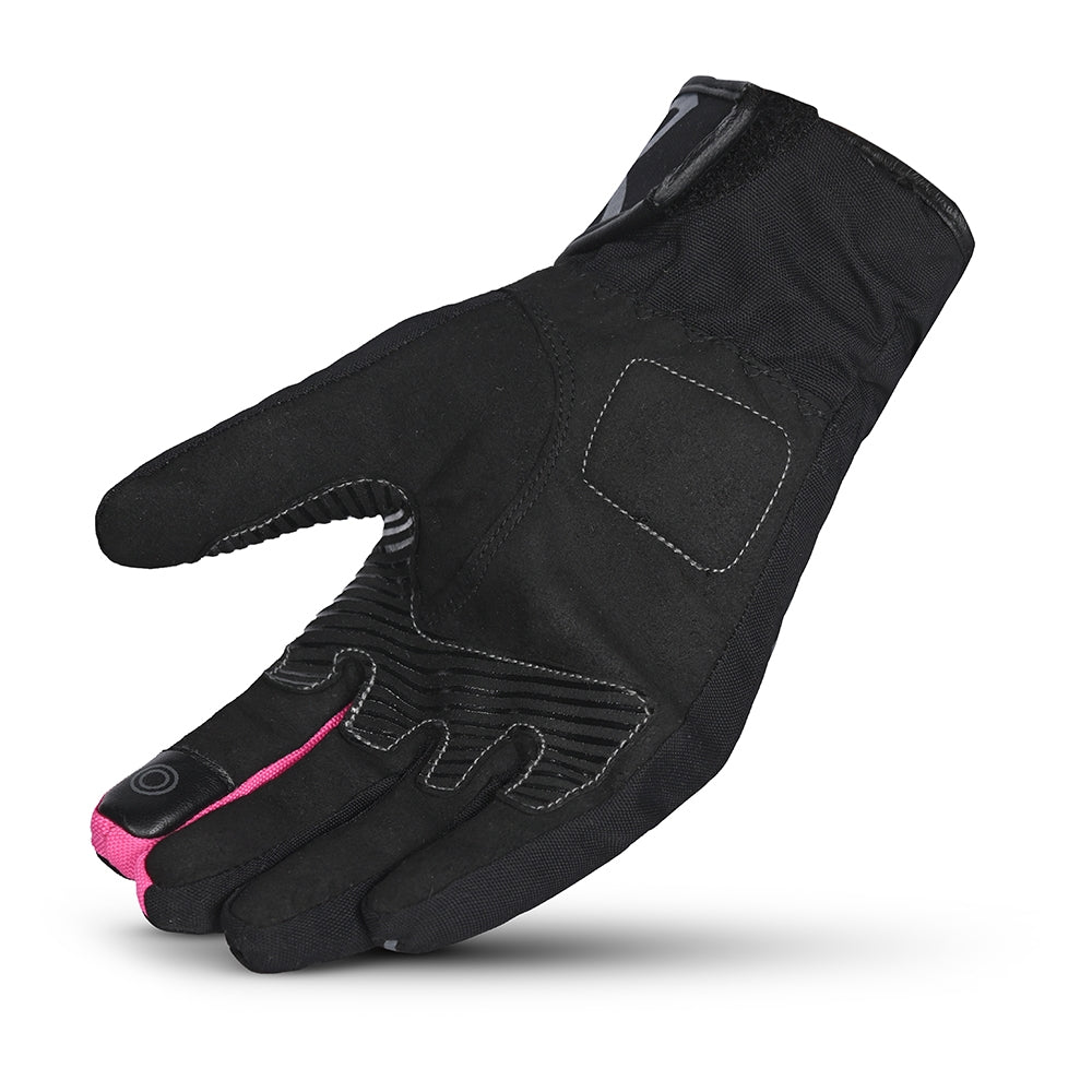 BELA - Guante Piel Rebel Lady Negro/Rosa - SECURTEX MOTOR S.L (t/a MaximoMoto)