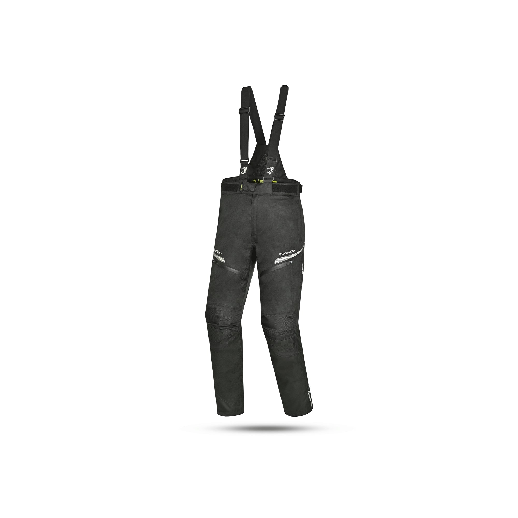 BELA - Pantalon Calm Digger Man 32L Negro/Amarillo - SECURTEX MOTOR S.L (t/a MaximoMoto)