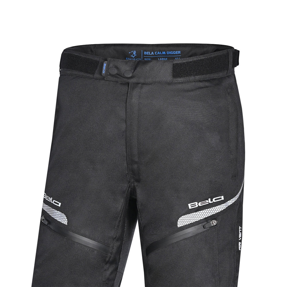 BELA - Pantalon Calm Digger Man 32L Negro/Azul - SECURTEX MOTOR S.L (t/a MaximoMoto)