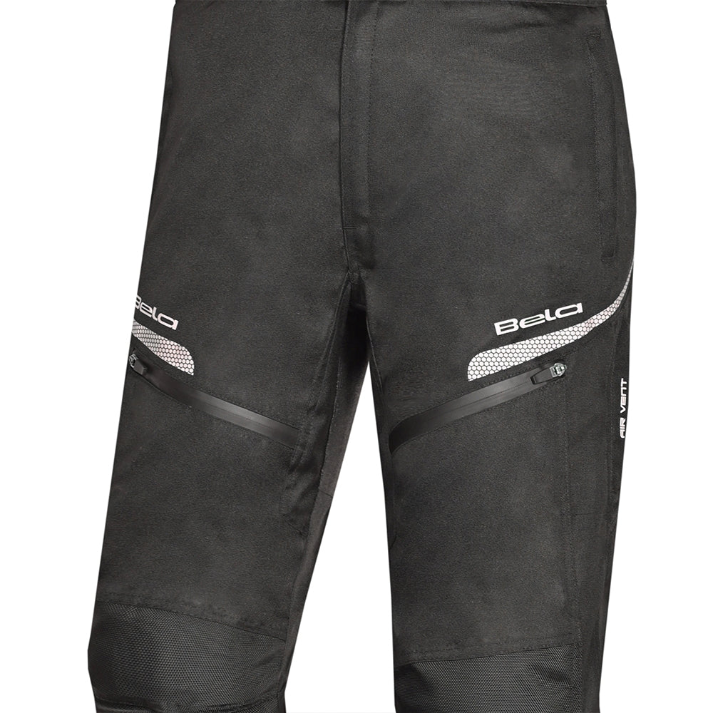 BELA - Pantalon Calm Digger Man 32L Negro/Rojo - SECURTEX MOTOR S.L (t/a MaximoMoto)