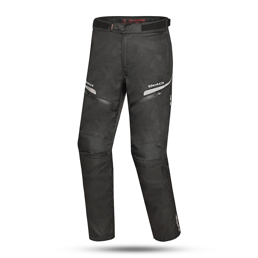 BELA - Pantalon Calm Digger Man 32L Negro/Rojo - SECURTEX MOTOR S.L (t/a MaximoMoto)