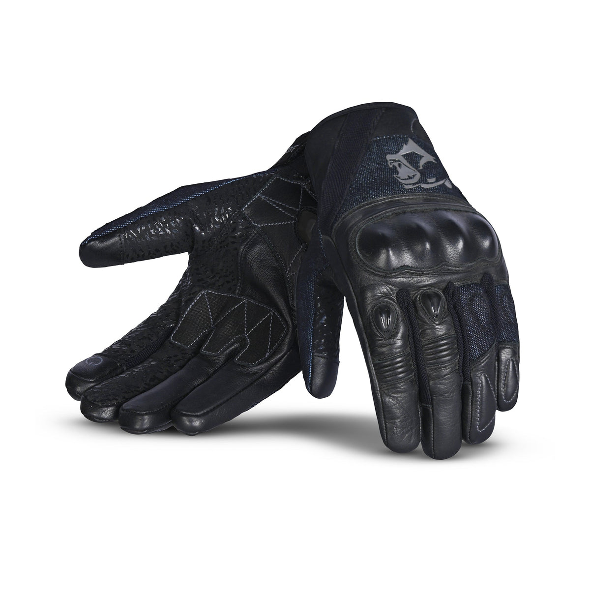 BELA - Guante Textil Titan Denim Inv. WP Negro/Azul - SECURTEX MOTOR S.L (t/a MaximoMoto)