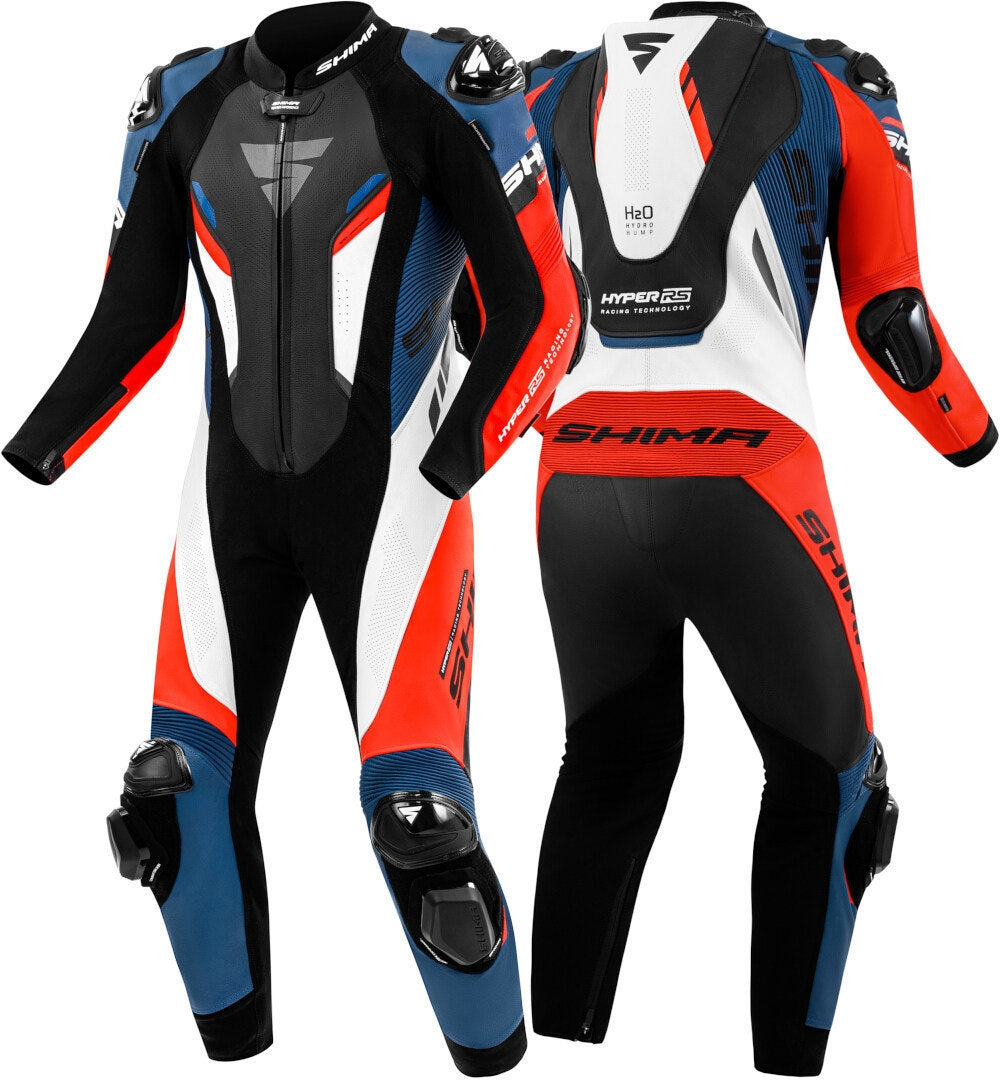 SHIMA MONO HYPER RS 1PC NEGRO/BLANCO/ROJO/AZUL - SECURTEX MOTOR S.L (t/a MaximoMoto)