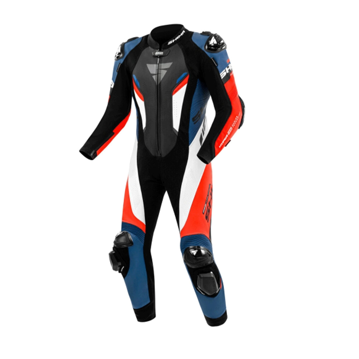 SHIMA MONO HYPER RS 1PC NEGRO/BLANCO/ROJO/AZUL - SECURTEX MOTOR S.L (t/a MaximoMoto)