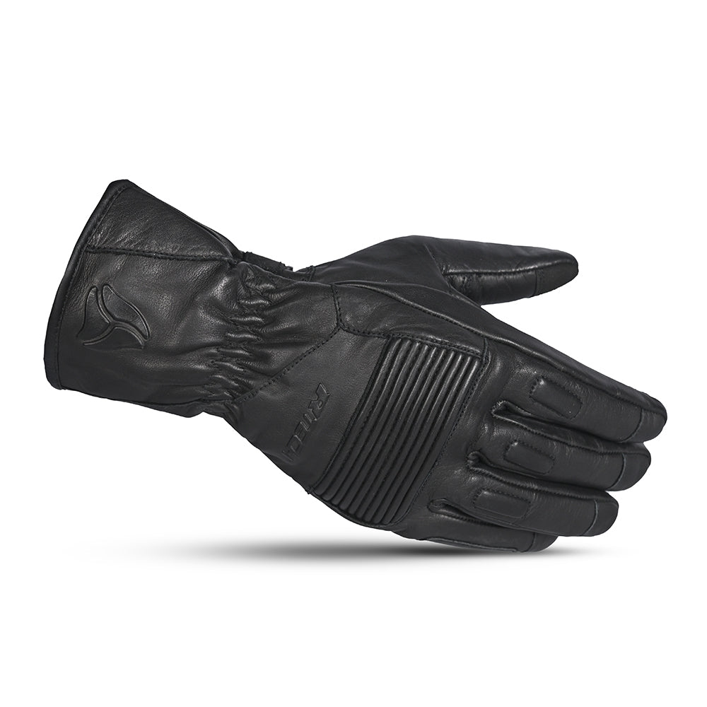 R-TECH - Guantes Piel Glamour Negro