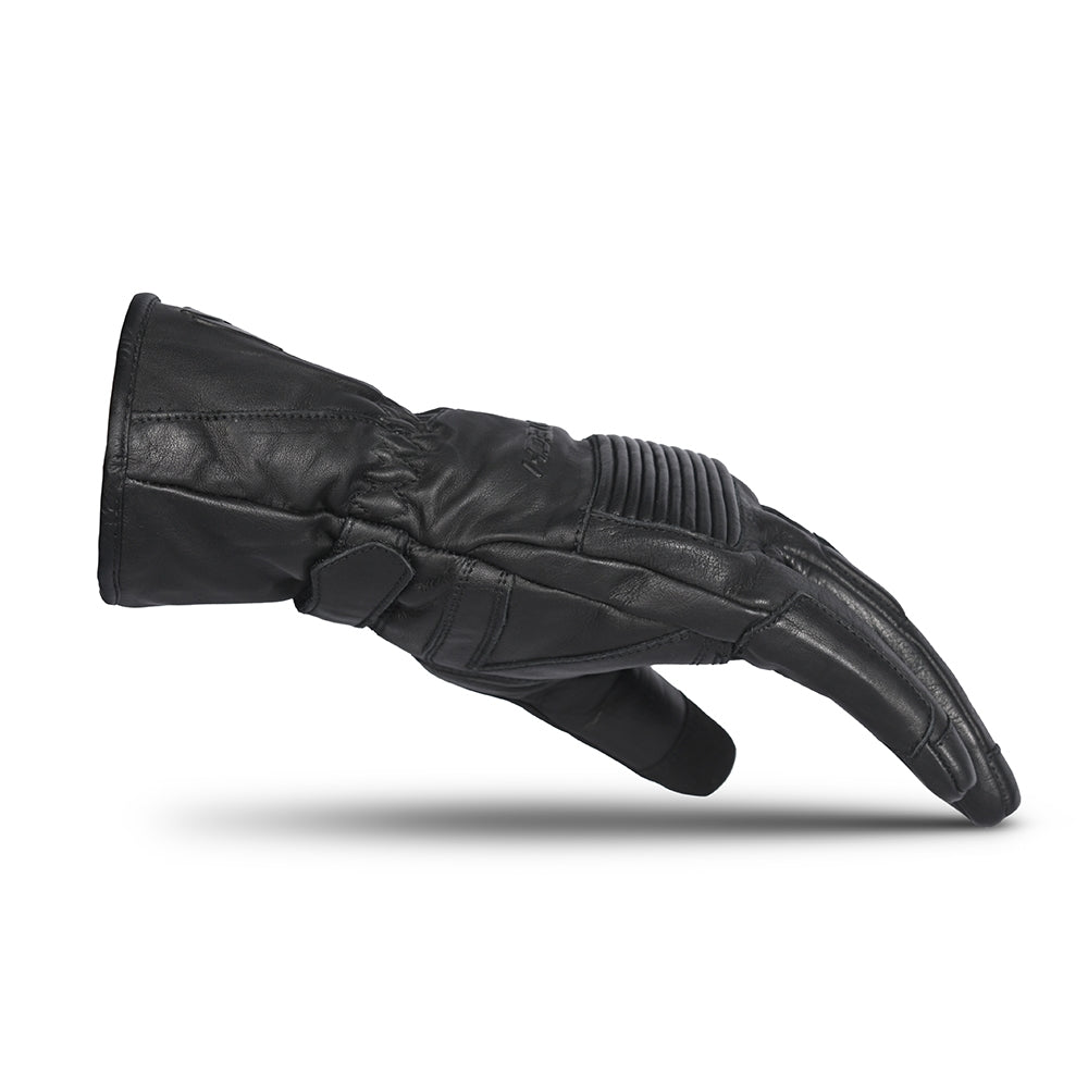 R-TECH - Guantes Piel Glamour Negro