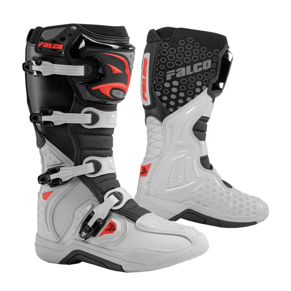 FALCO BOTAS OFF ROAD LEVEL 2 GREY/RED - SECURTEX MOTOR S.L (t/a MaximoMoto)
