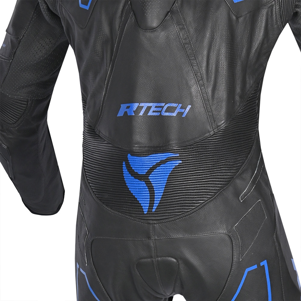 R-TECH - MONO 1 PC RISING STAR MIX KANGAROO Negro/Azul - SECURTEX MOTOR S.L (t/a MaximoMoto)