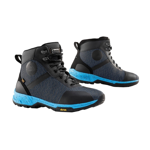 FALCO BOTAS NAKED HYKE BLACK/CYAN - SECURTEX MOTOR S.L (t/a MaximoMoto)