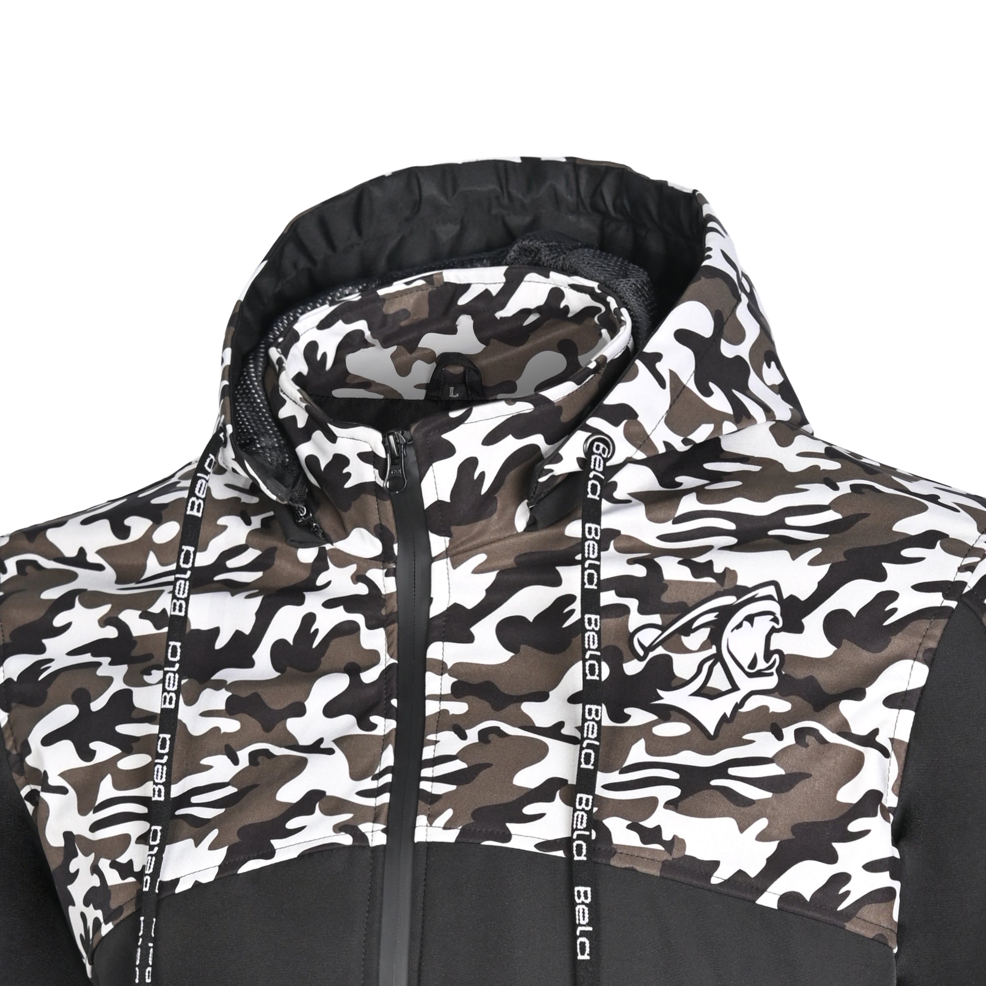 BELA - Camo Rush Hoodie Negro/Oliva Verde - SECURTEX MOTOR S.L (t/a MaximoMoto)