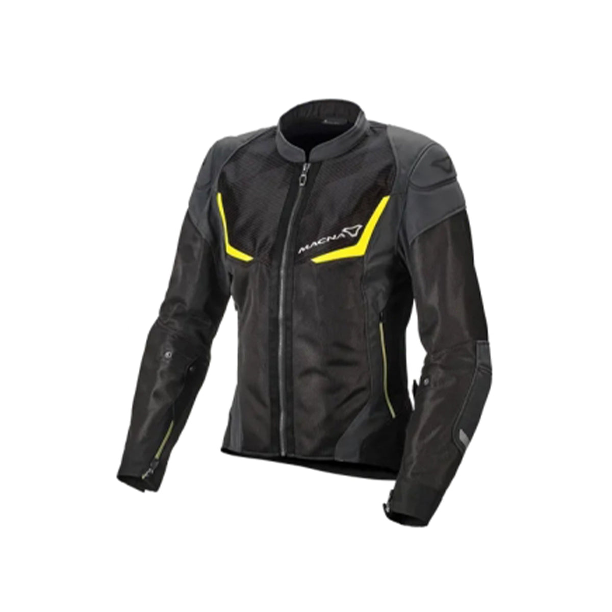 Macna Orcano Chaqueta textil Lady Black/Night eye/fluo yellow