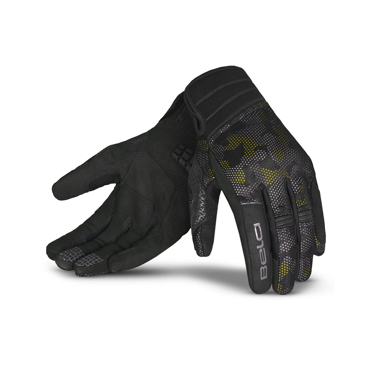 BELA-Guantes Textil Cirus Camo Summer Negro/Amari/Camo - SECURTEX MOTOR S.L (t/a MaximoMoto)
