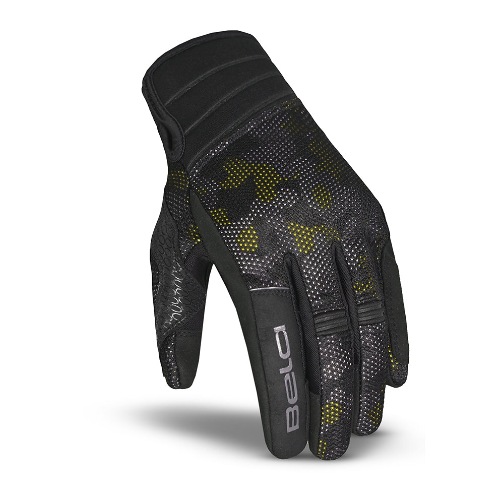 BELA-Guantes Textil Cirus Camo Summer Negro/Amari/Camo - SECURTEX MOTOR S.L (t/a MaximoMoto)