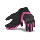 R-TECH - Guante Textil Lady Cruiser Negro/Rosa - SECURTEX MOTOR S.L (t/a MaximoMoto)