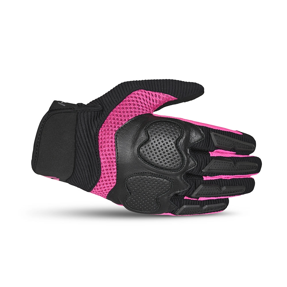 R-TECH - Guante Lady Cruiser Negro/Rosa