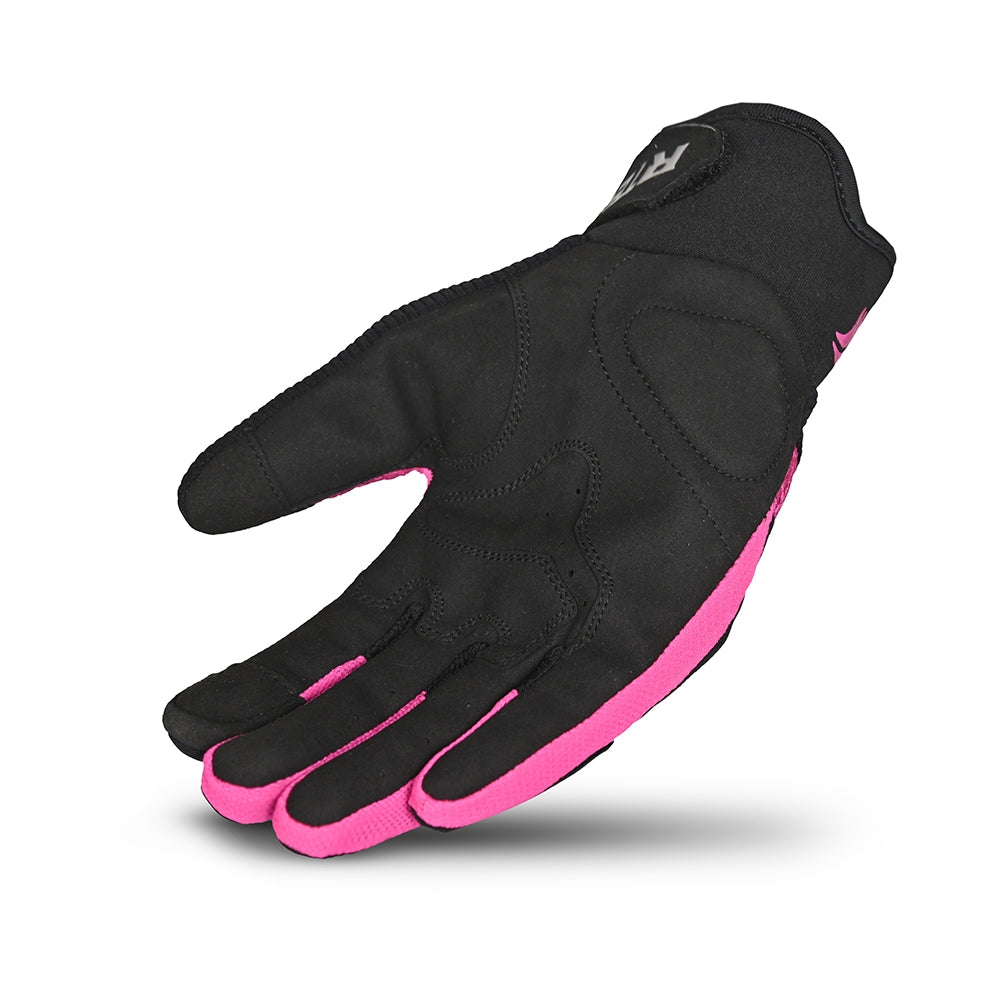 R-TECH - Guante Lady Cruiser Negro/Rosa