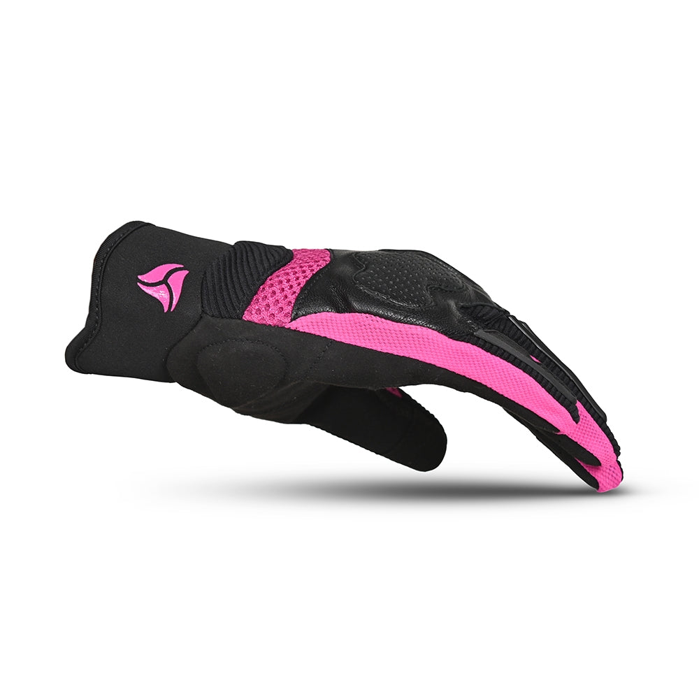 R-TECH - Guante Lady Cruiser Negro/Rosa