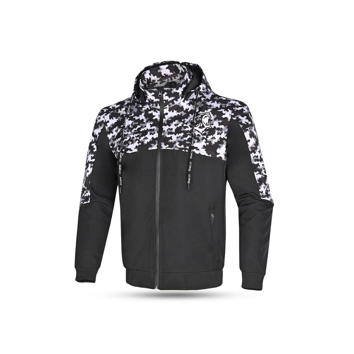 BELA - Camo Rush Hoodie Negro/Gris Oscuro - SECURTEX MOTOR S.L (t/a MaximoMoto)
