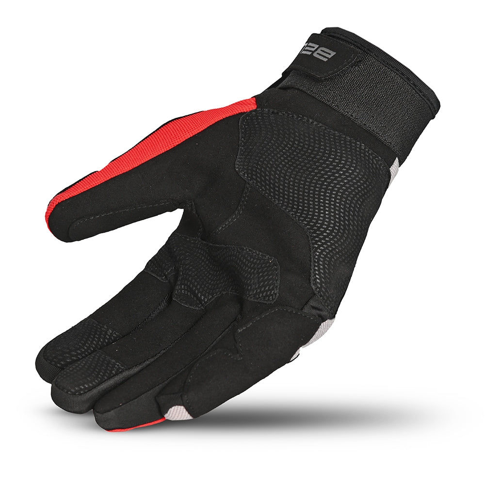 BELA - Guante Textil Adventure Negro/Rojo - SECURTEX MOTOR S.L (t/a MaximoMoto)