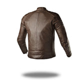 Poisoned - JACKET Piel Oscar Marrón - SECURTEX MOTOR S.L (t/a MaximoMoto)