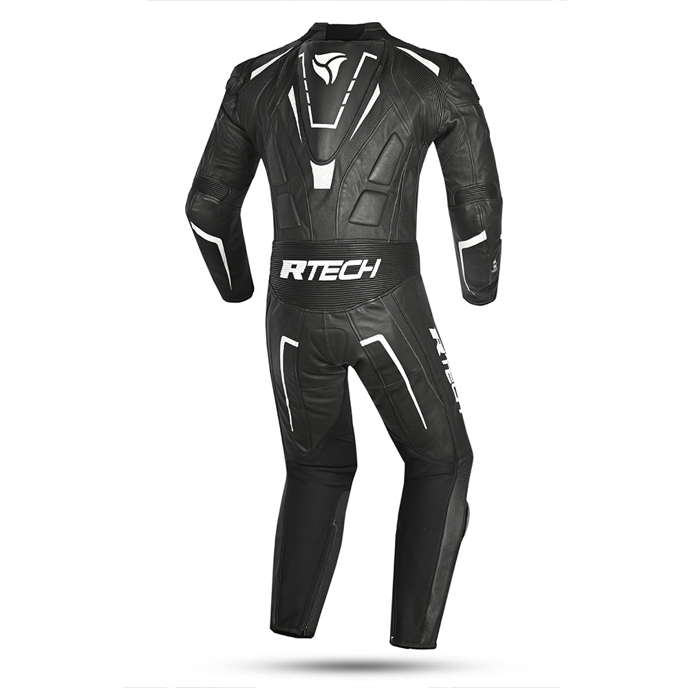 R-TECH -Mono 1 PC Defender GP Negro/Blanco - SECURTEX MOTOR S.L (t/a MaximoMoto)