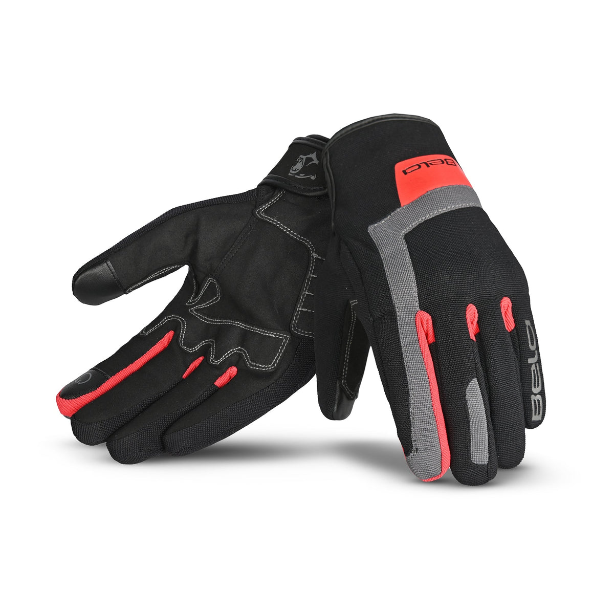 BELA - Guante Textil Galaxy Winter WP Negro/Rojo - SECURTEX MOTOR S.L (t/a MaximoMoto)