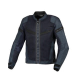 MACNA VELOTURA Hombre Textil Moto Chaqueta Azul Oscuro - CHAQUETA