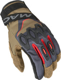 Macna Zairona Guantes de mujer Taupe/black/red - GUANTES