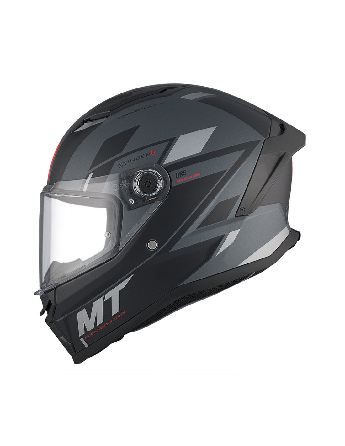 MT Stinger 2 Zivze C2 Casco integral para motocicleta Mate - CASCO