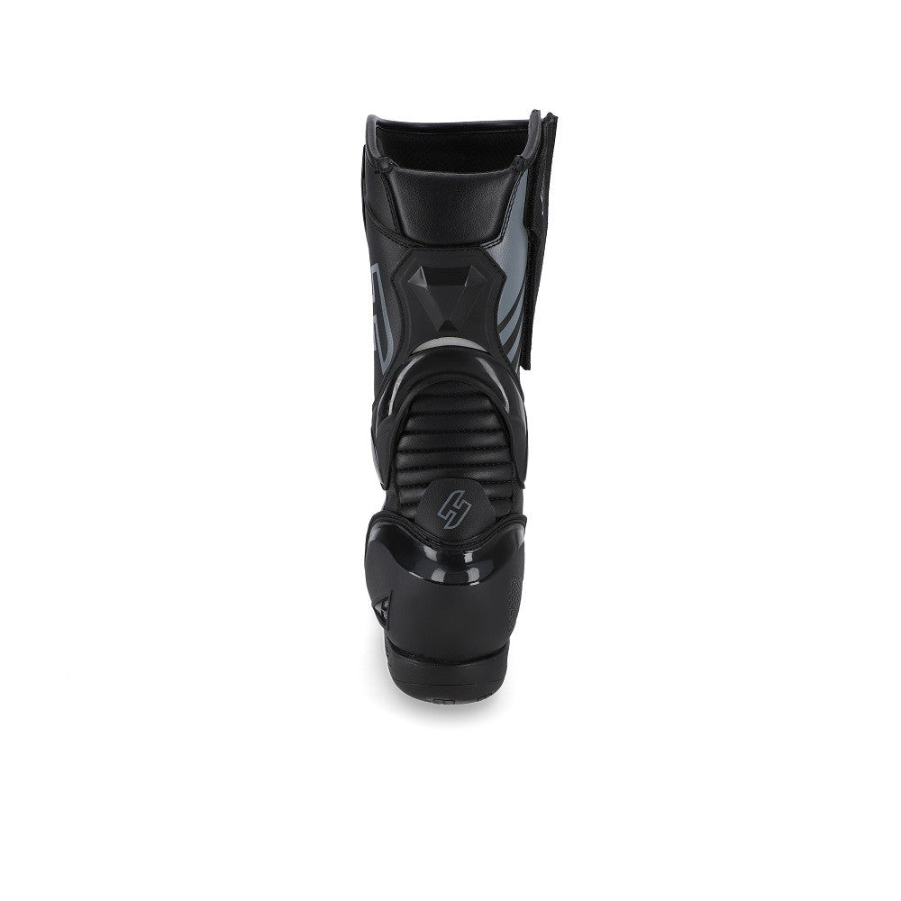 SHUA - BOTAS PIEL SUPER TECH NEGRO/GRIS-Maximo Moto