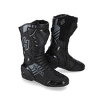 SHUA - BOTAS PIEL SUPER TECH NEGRO/GRIS-Maximo Moto