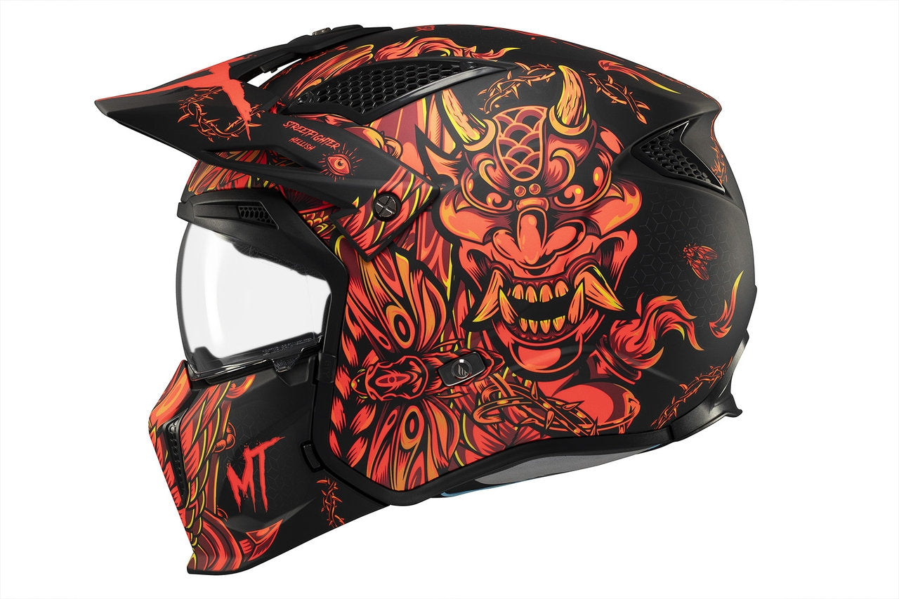 MT Streetfighter S SV Hellish B5 mate Casco modular motocicleta - CASCO