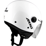 AXXIS OF501B SQUARE S SOLID A0 CASCO DE MOTO BLANCO PERLA BRILLO