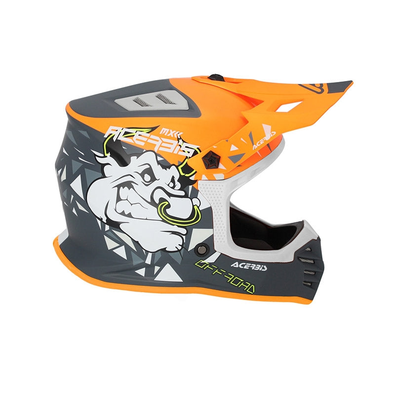 ACERBIS - CASCO PROFILE JUNIOR ARANCIO/GRIGIO
