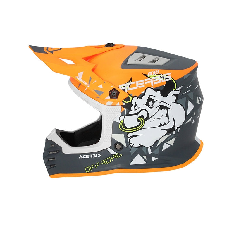 ACERBIS - CASCO PROFILE JUNIOR ARANCIO/GRIGIO