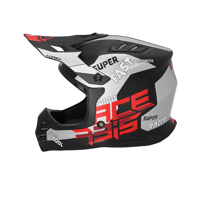ACERBIS - CASCO PROFILE JUNIOR NERO/ROSSO