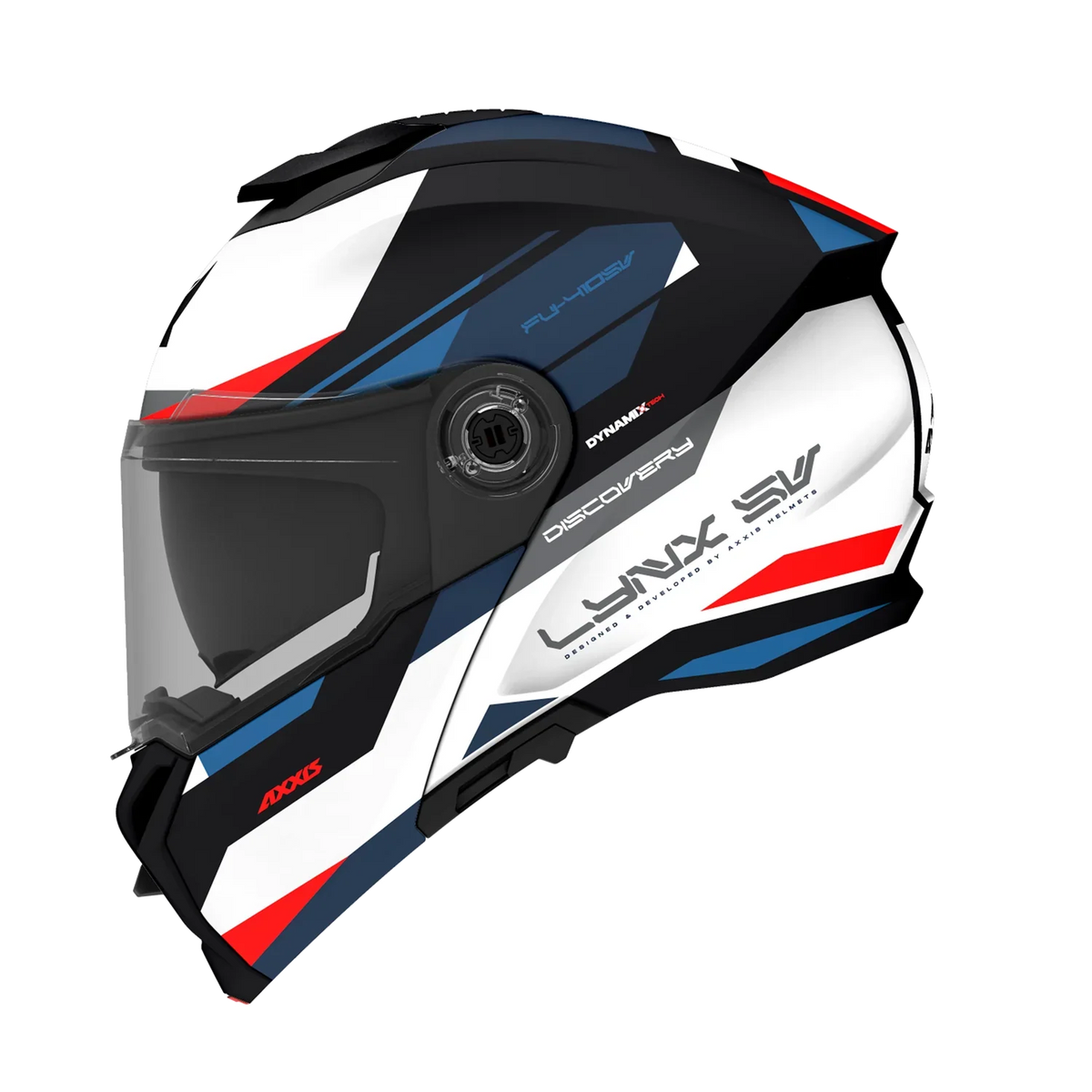 AXXIS FU410SV LYNX SV CASCO DE MOTO DISCOVERY B0 BRILLO