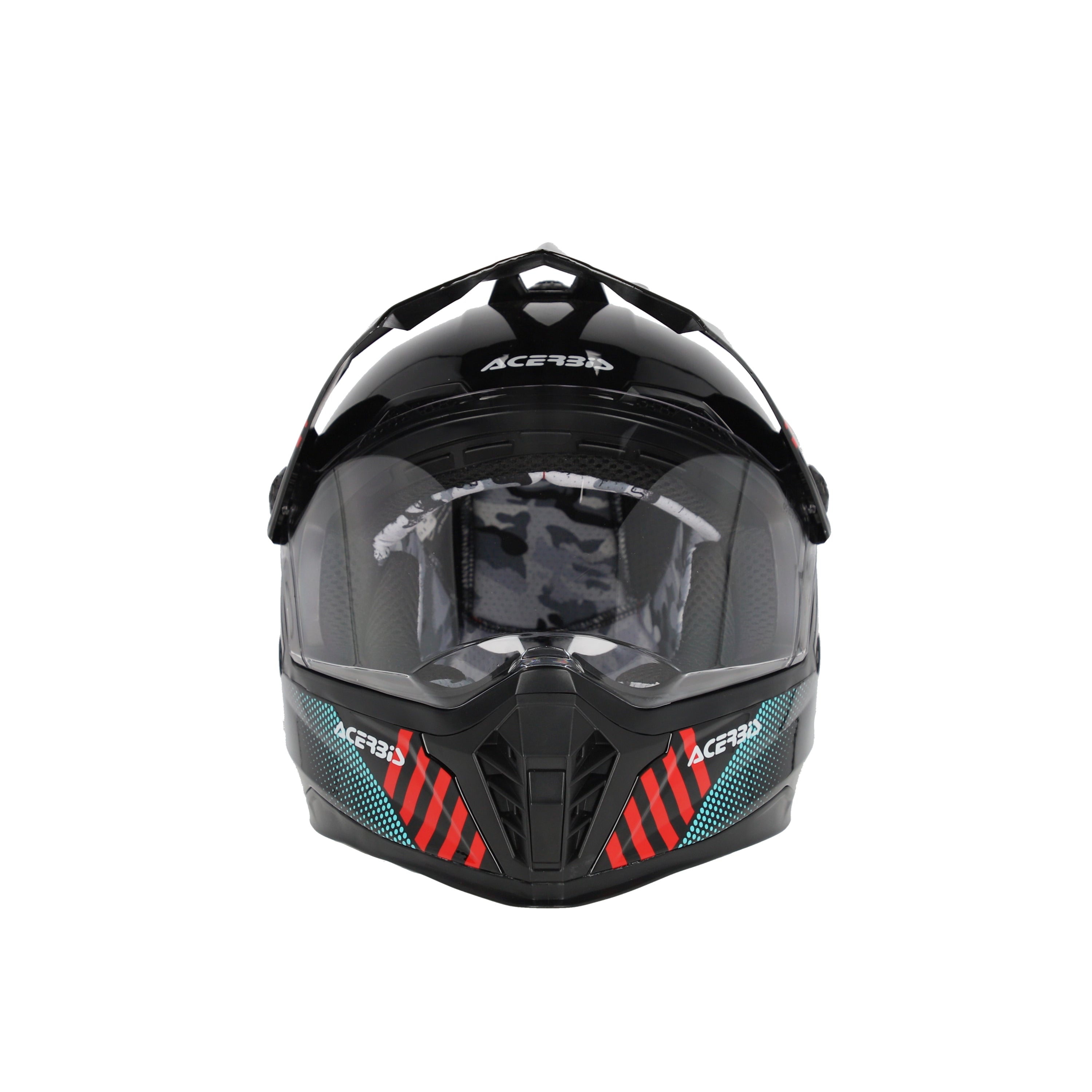 ACERBIS - CASCO RIDER JUNIOR NERO/ROSSO