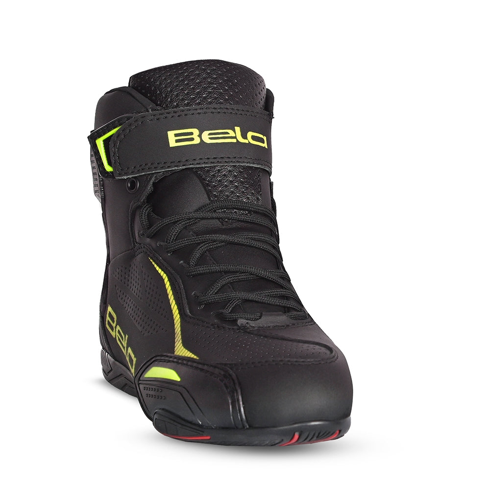 BELA Botas Jet Evo Piel Man Negro/Amarillo Flour - SECURTEX MOTOR S.L (t/a MaximoMoto)