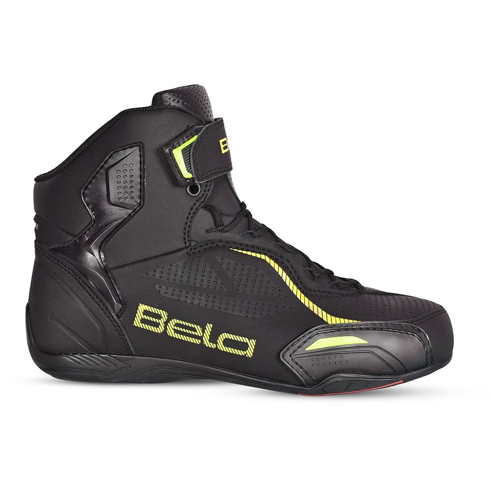 BELA Botas Jet Evo Piel Man Negro/Amarillo Flour - SECURTEX MOTOR S.L (t/a MaximoMoto)