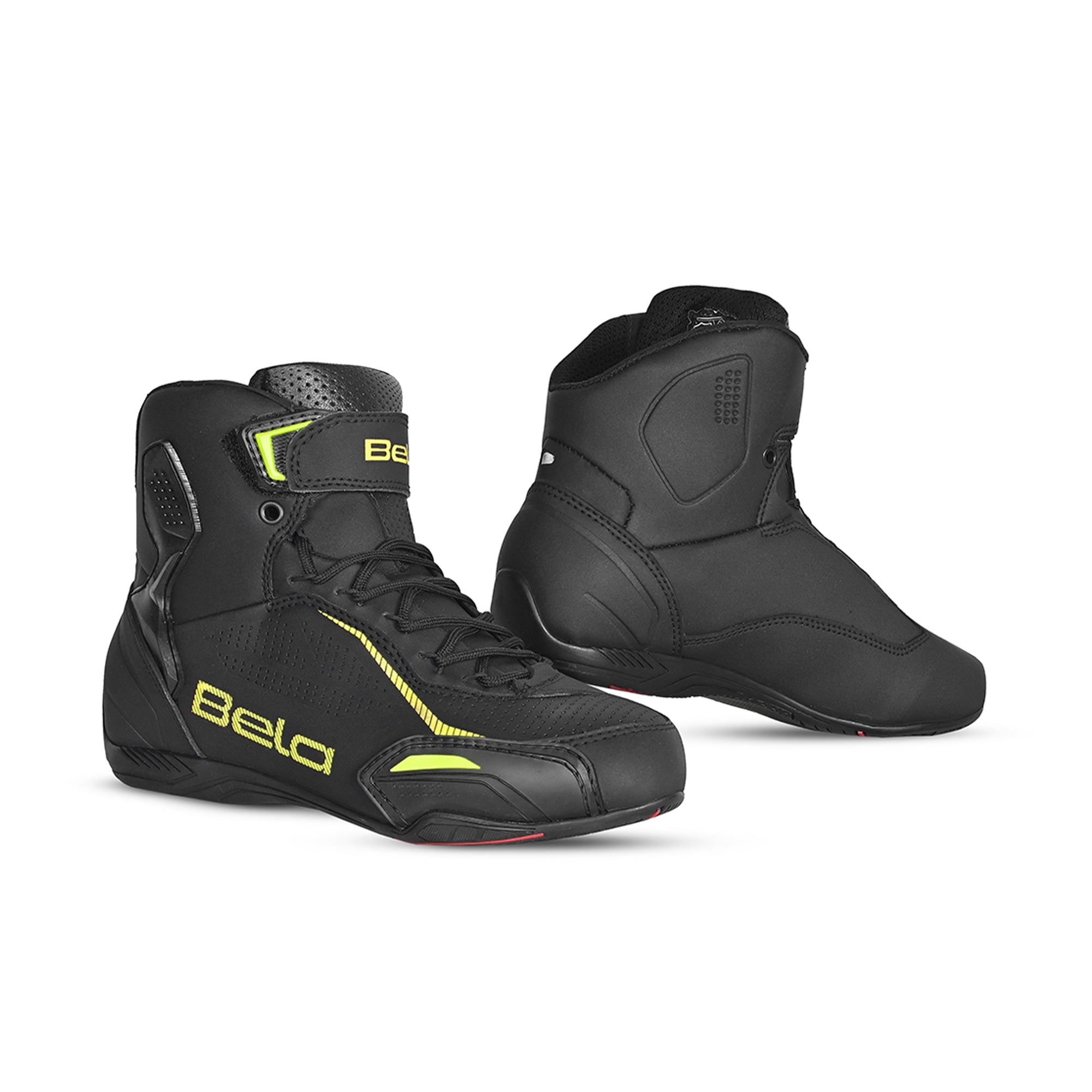 BELA Botas Jet Evo Piel Man Negro/Amarillo Flour - SECURTEX MOTOR S.L (t/a MaximoMoto)