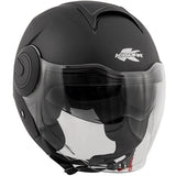 KAPPA KV37 AERODINÁMICO Moto Cara Abierta Casco Negro Mate - CASCO
