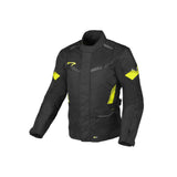 MACNA Vaulture Textil Impermeable Chaqueta Negro Amarillo Fluo - CHAQUETA