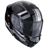 SCORPION EXO-930 EVO ARDENS CASCO MODULAR NEGRO CAMALEÓN