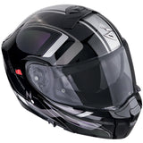 SCORPION EXO-930 EVO ARDENS CASCO MODULAR NEGRO CAMALEÓN
